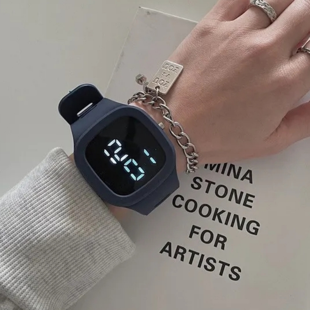 Black LED Digital Watch